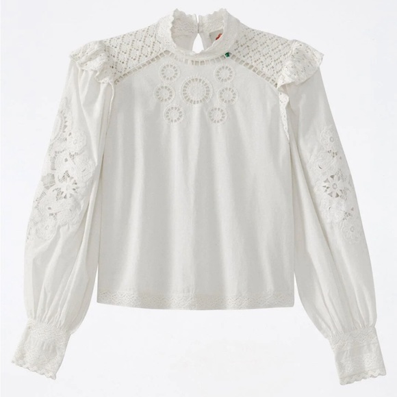 NWT! FARM RIO ROMANTIC BLOUSE - Picture 2 of 7